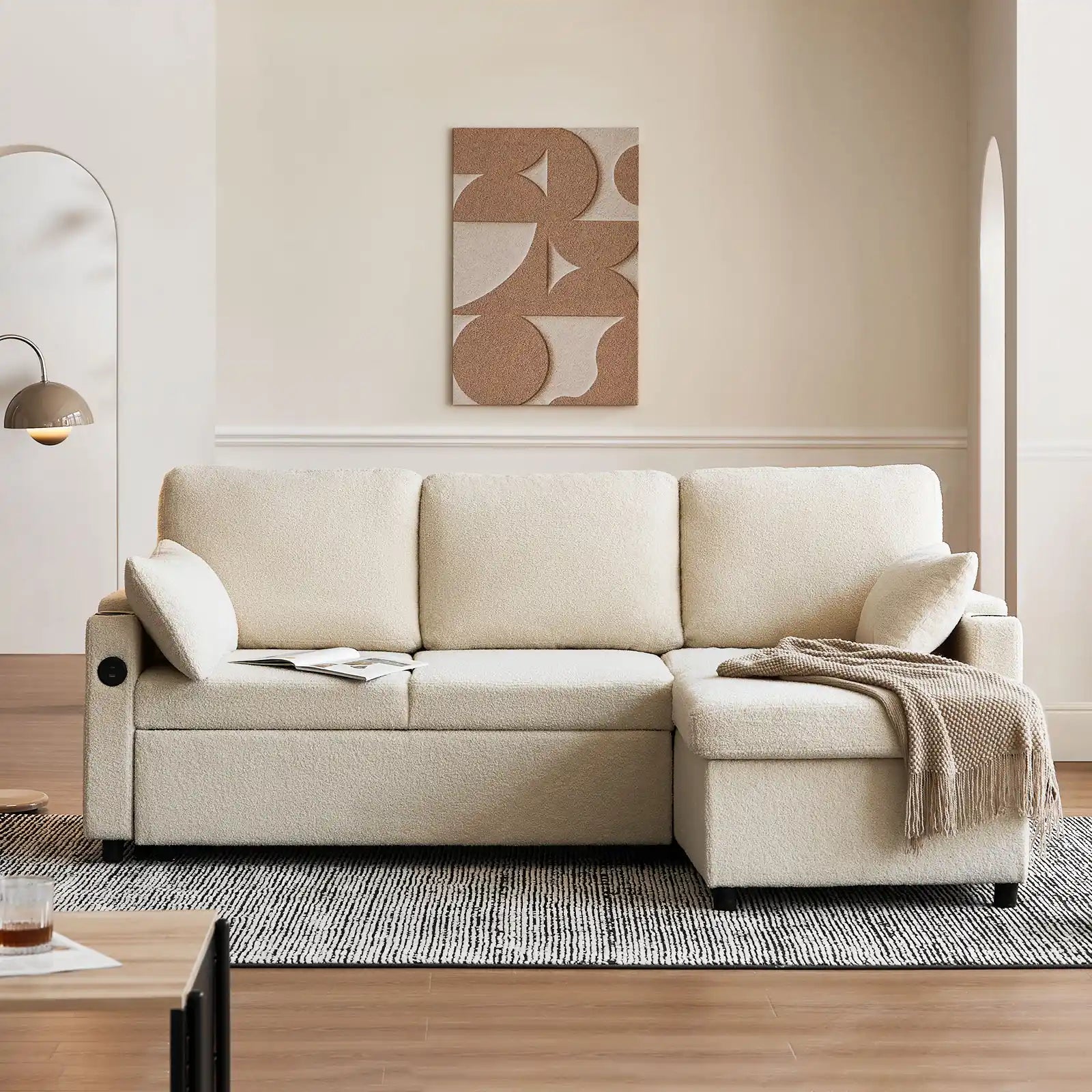 Clarkson Boucle Sofa Bed