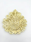 Skeletal Leaf Tray - Decorative Metal Tray