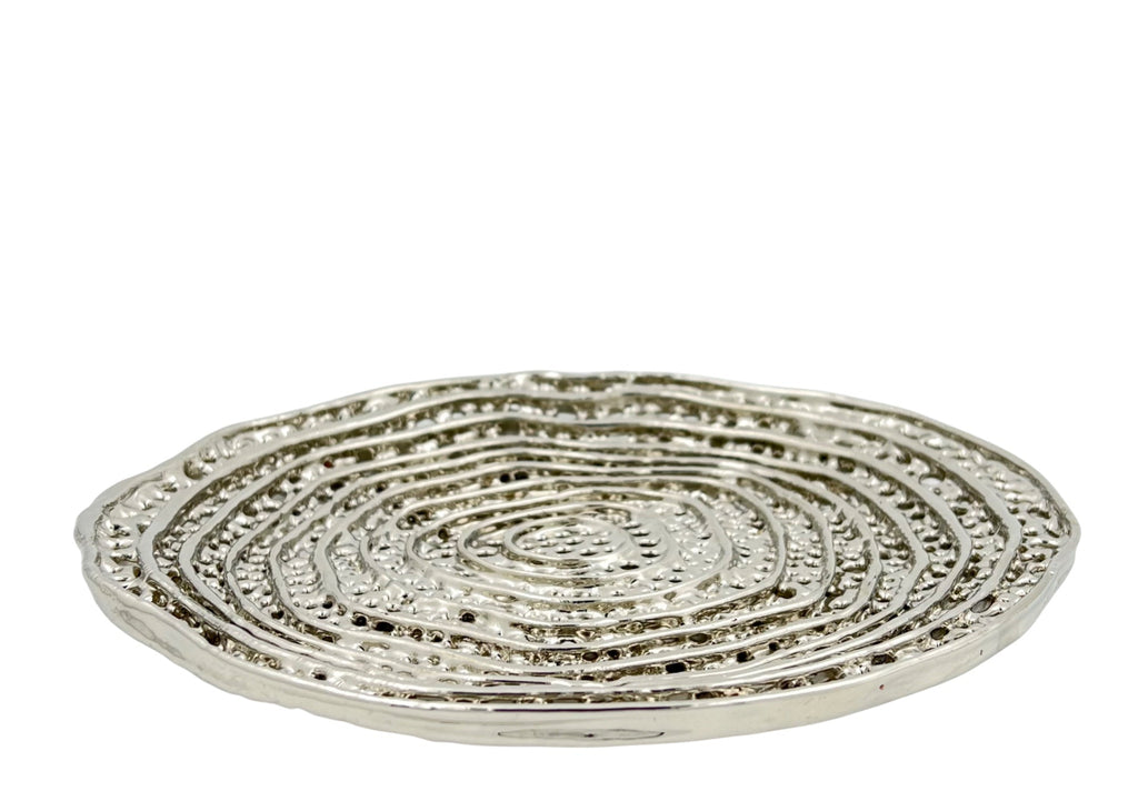 Metal spiral decorative dosa tray