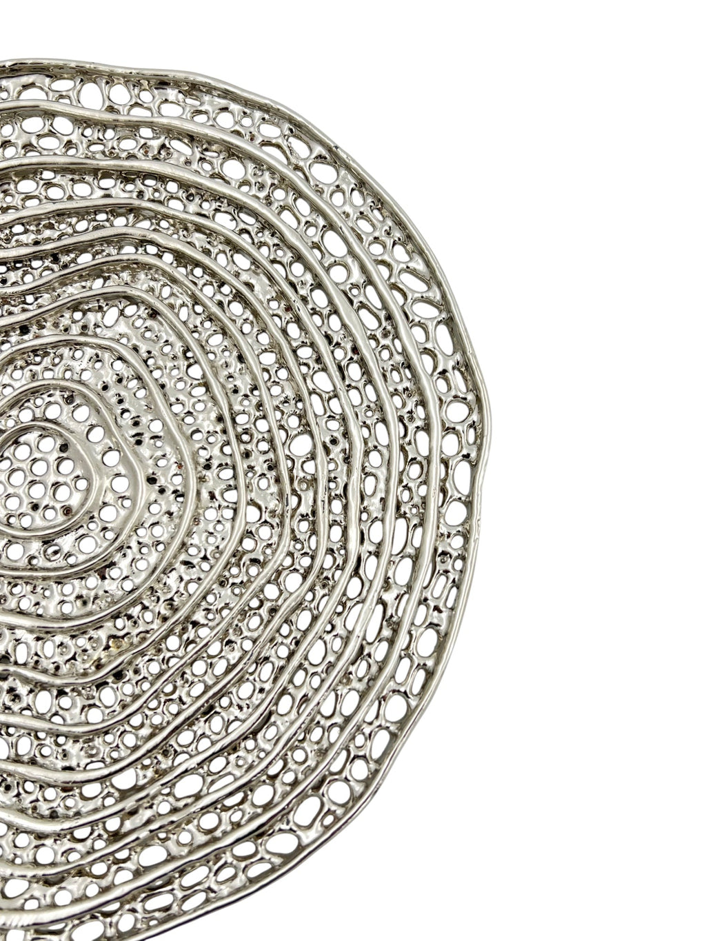 Metal spiral decorative dosa tray
