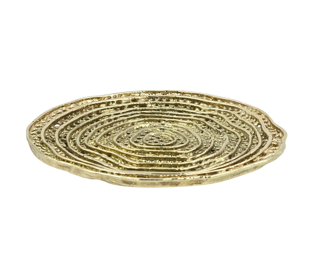 Metal spiral decorative dosa tray