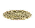 Metal spiral decorative dosa tray