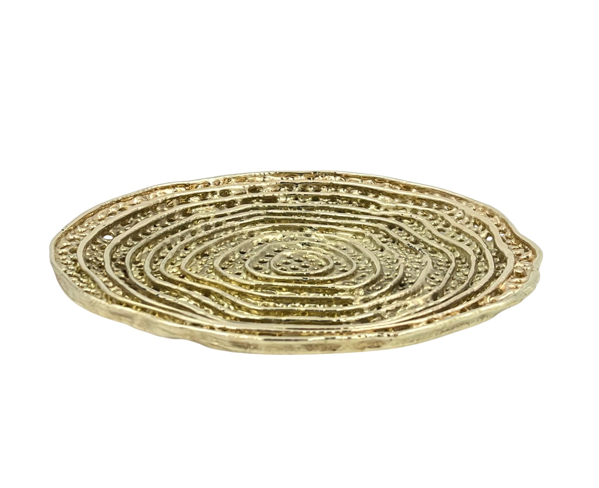 Metal spiral decorative dosa tray