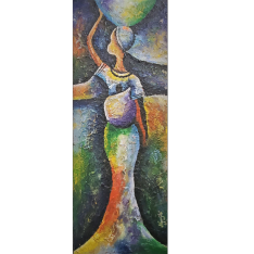 Abstract Woman Painting