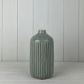 Ceramic Indented Flower Vase (19cm) D10cm