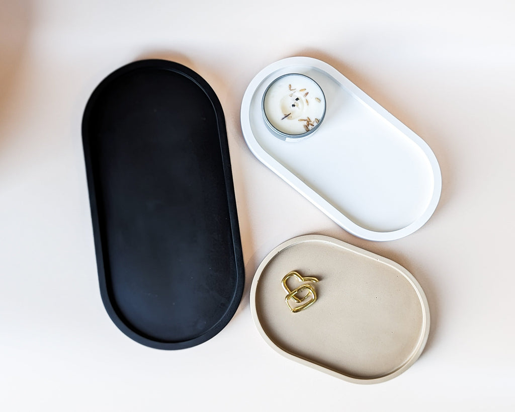 Oval trinket trays